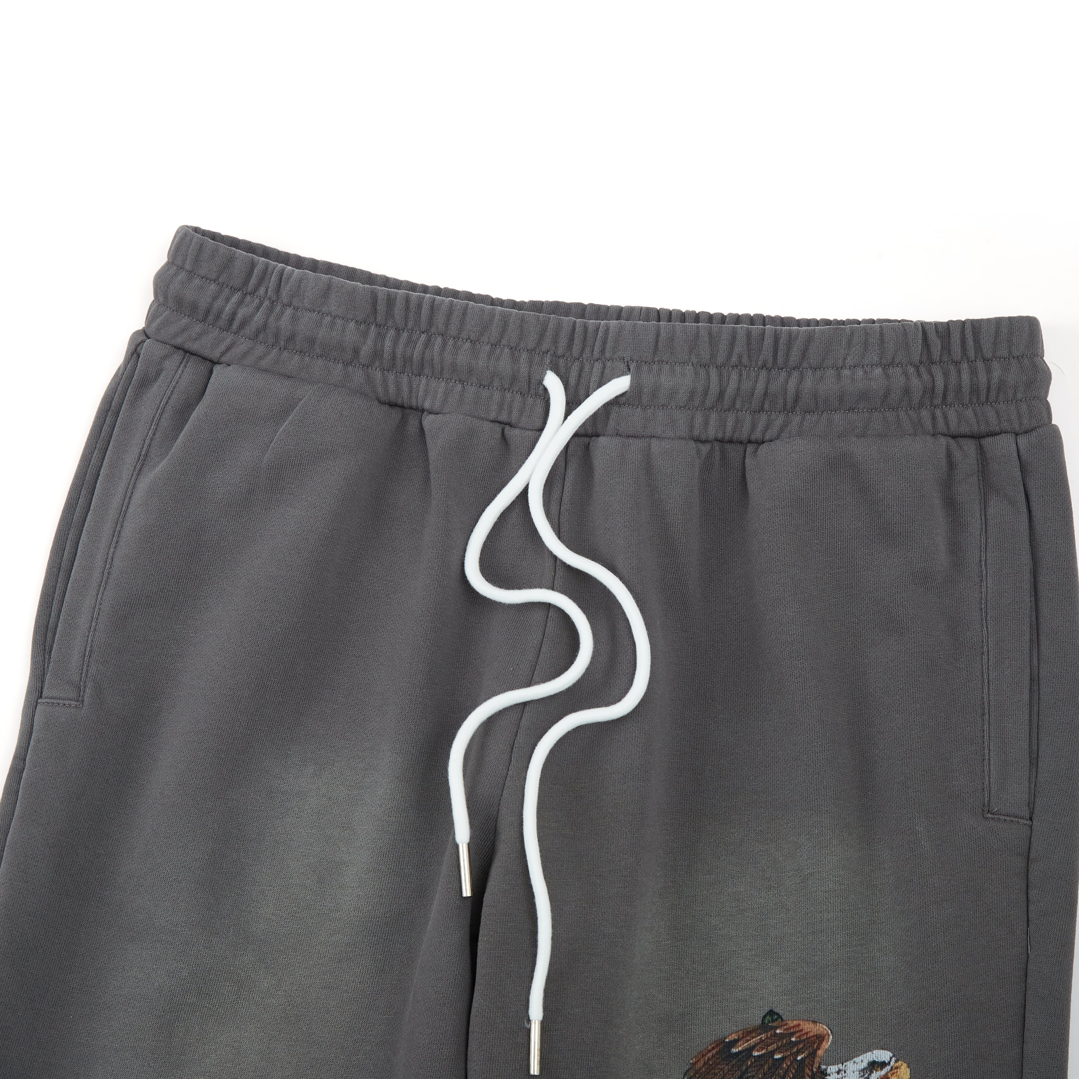 Dreamcatcher Flares Sun Fade Wash (Grey)